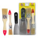 Ver imagem 1 de Kit Conjunto Pinceis com Espatula Jogo Pintura Profissional