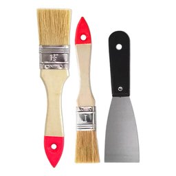 Kit Conjunto Pinceis com Espatula Jogo Pintura Profissional - 2
