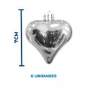 Ver imagem 3 de Kit Decoração para Árvore de Natal com 38 Peças - Prata