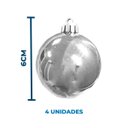 Ver mais imagens de Kit Decoração para Árvore de Natal com 38 Peças - Prata