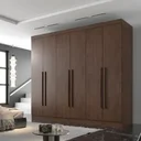 Ver imagem 1 de Guarda Roupa Casal Olímpia 6 Portas 6 Gavetas Divisao Ele e Ela:new Canion