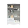 Guarda Roupa Clara 4 Portas e 2 Gavetas Branco Liso - Móveis Peroba - 2