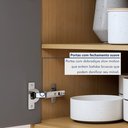 Ver imagem 5 de Balcão 2 Portas 2 Gavetas 120cm 100% MDF Realeza Premium Cinza/Carvalho/Titânio