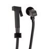 Ducha Higiênica Quadrada Luxo Metal Preto Fosco Completa - 1