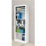 Kit Escritório 6 Peças com Mesa para Escritório em L, Balcão,  Gaveteiro,  Armário Multiuso Alto e 2 Estantes - 6