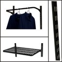 Ver imagem 3 de Closet Monte Como Quiser 17 pçs 1,90m linear - Smart Black