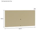 Ver imagem 4 de Rack Retrô com Painel para TV até 70 Polegadas com LED 2,20m Shop - Off White/Cedro