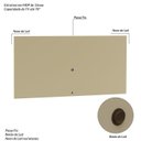 Ver imagem 6 de Rack Retrô com Painel para TV até 70 Polegadas com LED 2,20m Shop - Off White/Cedro