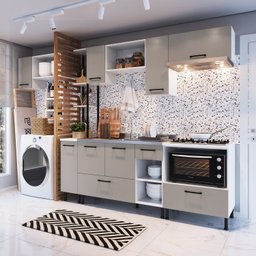 Cozinha Modulada 10 Peças Juruti CabeCasa MadeiraOriginals - 1