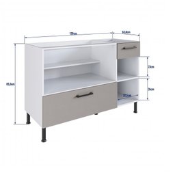 Cozinha Modulada 10 Peças Juruti CabeCasa MadeiraOriginals - 15