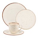 Ver imagem 1 de Aparelho de Jantar Dunna 16 Peças em Porcelana Bianchini Bege