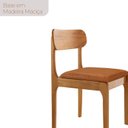 Ver imagem 6 de Conjunto de Mesa Jantar Bellini Tampo 180cm Laqueado Canto Moeda 6 Cadeiras Off White Star Caramelo/Imbuia Natural/Cinamomo Imbuia/ Marrom