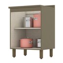 Ver imagem 2 de Balcão 2 Portas 60cm Connect Duna/cristal com Tampo - Móveis Henn