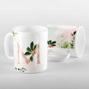 Ver imagem 1 de Caneca Letras Iniciais M Rose