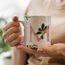 Ver imagem 2 de Caneca Letras Iniciais M Rose