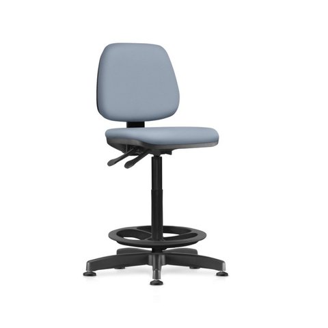 Cadeira Caixa Alta Job Frisokar Ergonômica Back System Checkout Bancada de Laboratório ou Recepção