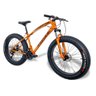 Bicicleta Fat Bike Aro 26 Pneus 4.0 Freios A Disco Laranja - 2
