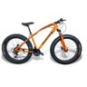 Bicicleta Fat Bike Aro 26 Pneus 4.0 Freios A Disco Laranja - 3