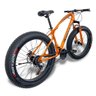 Bicicleta Fat Bike Aro 26 Pneus 4.0 Freios A Disco Laranja - 1
