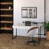 Mesa Para Escritório Estilo Industrial 1,50x0,60 C/2 Gavetas - 1