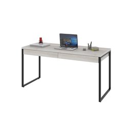 Mesa Para Escritório Estilo Industrial 1,50x0,60 C/2 Gavetas - 2