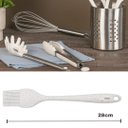 Ver imagem 3 de Pincel Culinário Silicone 28cm Cozinha Flex Vanilla Brinox