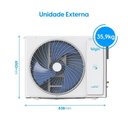 Ver imagem 6 de Ar Condicionado Piso Teto Elgin Plus Inverter 24000 BTUS Frio 220V PDFC24C2DACA