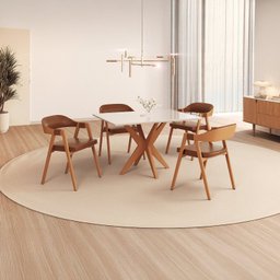 Kit 2 Cadeiras para Mesa de Jantar Gaia - 2