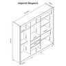 Guarda-Roupa Casal 3 Portas 1 Porta Espelhada Imperial Gelius Móveis - 4