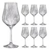 Kit 6 Taças Vinho Cristal Titânio Bohemia Tulipa Optic 350ml - 1