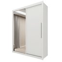 Ver imagem 3 de Guarda-Roupa Solteiro 2 Portas 1 Porta Espelhada Royale 100% MDF Branco