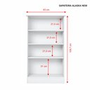 Ver imagem 2 de Armário Multiuso Sapateira 2 Portas Alaska Branco Notável Móveis