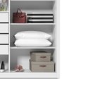 Ver mais imagens de Guarda-Roupa Casal 3 Portas 1 Porta Espelhada Royale 100% MDF Branco/Acetinado