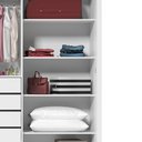 Ver imagem 7 de Guarda-Roupa Casal 3 Portas 1 Porta Espelhada Royale 100% MDF Branco/Acetinado