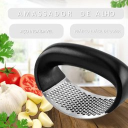 Amassador Alho em Inox Transforme o Alho Forma Rápida e - 2