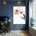 Ver imagem 1 de Quadro Decorativo Pétala Suspensa 70x50cm Mold Branca
