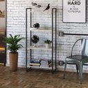 Ver imagem 2 de Estante Livreiro Dynamica Industrial 60cm 4 Prateleiras C08 Snow - Mpozenato