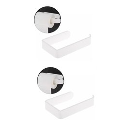 Kit 2 Portas Papel Higiênico Parede Acrílico Banheiro - 1