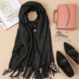 Cachecol Lenço de Pescoço Echarpe Pashmina Elegante Versátil - 9