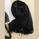 Ver imagem 5 de Cachecol Lenço de Pescoço Echarpe Pashmina Elegante Versátil