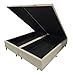 Ver imagem 6 de Cama Box Bau King Bege Corino 1,93cm Premium Blindada Super Reforçada