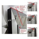 Ver imagem 2 de Espelho Chanfrado Cristal 90x150 Cm Luxo