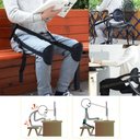 Ver imagem 5 de Corretor de Postura Sentado, Protetor de Coluna, Ajustável, Cinta de Suporte Ergonômico, Ideal para