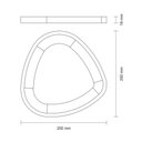 Ver mais imagens de Bandeja Organica Churrasco Tramontina em Madeira Teca Fsc com Acabamento em Óleo Mineral 25x25 Cm