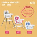 Ver imagem 4 de Cadeira de Alimentação Berry 3 em 1 Azul Multikids Baby - Bb323 Bb323 Multikidsbaby