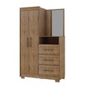 Ver imagem 4 de Toucador 2 Portas com Espelho Viena Gelius Móveis