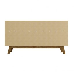 Conjunto Retrô Rack com Painel e Aparador Desing Curvo TV até 50 Polegadas  - 12