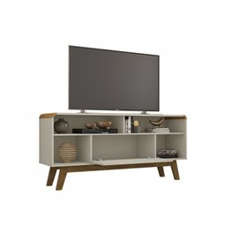 Conjunto Retrô Rack com Painel e Aparador Desing Curvo TV até 50 Polegadas  - 6