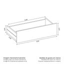 Ver mais imagens de Cômoda Sapateira 4 Gavetas e 2 Portas Atena