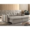 Sofa Cama e Reclinavel Lisboa 1,80m 03 Lugares Mola Ensacada Txr - 2